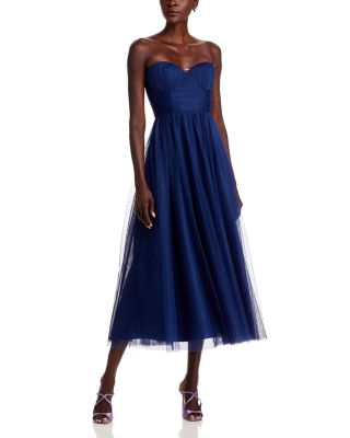 Ml Monique Lhuillier Liane Strapless Dress