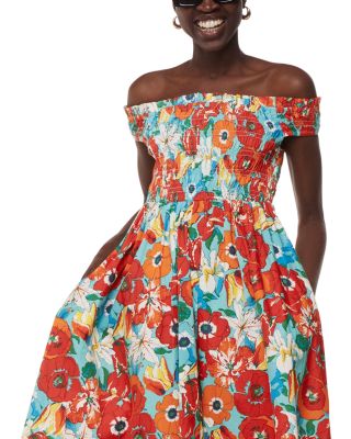 Blossom Tulips Bardot Dress