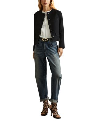 【海外限定】REISSウールジャケット☆Nola Cropped Wool Single REISS Nola Cropped Jacket | Bloomingdale's
