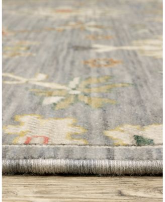 Oriental Weavers Lucca 5507E Runner Area Rug, 2'6" x 12'