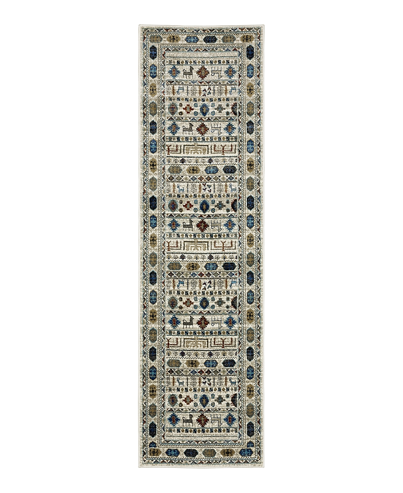 Oriental Weavers Venice 248w8 Runner Area Rug, 2'3 X 7'6 In Ivory