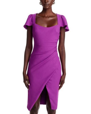 Draped Sheath Dress