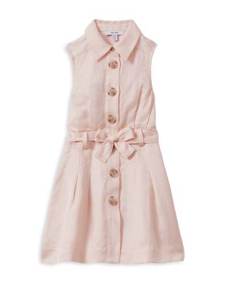 REISS - Girls' Milena Jr Collared Belted Dress - Little Kid, Big Kid