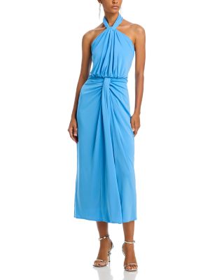 Cinq à Sept - Kaily Twist Halter Midi Dress