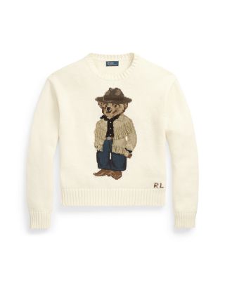 Ralph Lauren Ralph Lauren Polo Bear Cotton Crewneck Sweater