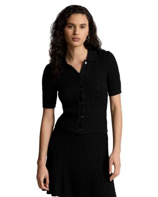 Ralph Lauren - Cable Knit Buttoned Cardigan