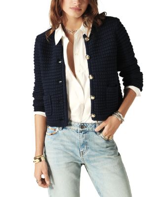 Gaspard Crewneck Cardigan Sweater