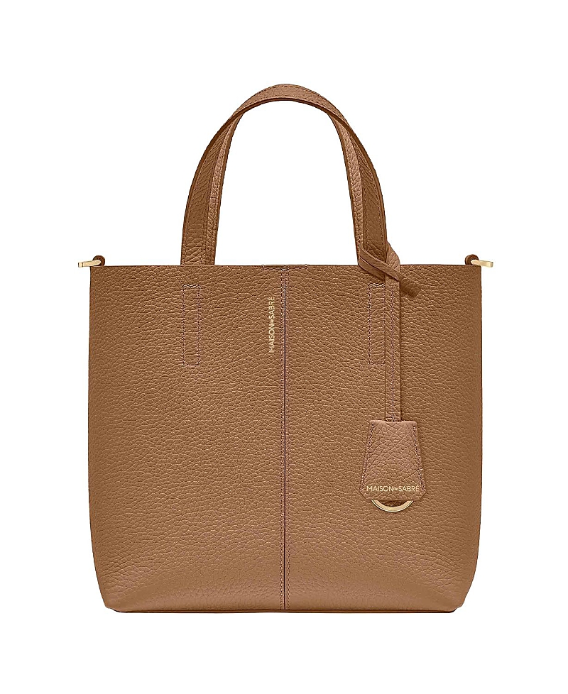 Maison De Sabre Small Soft Tote Bag In Sandstone Manhattan