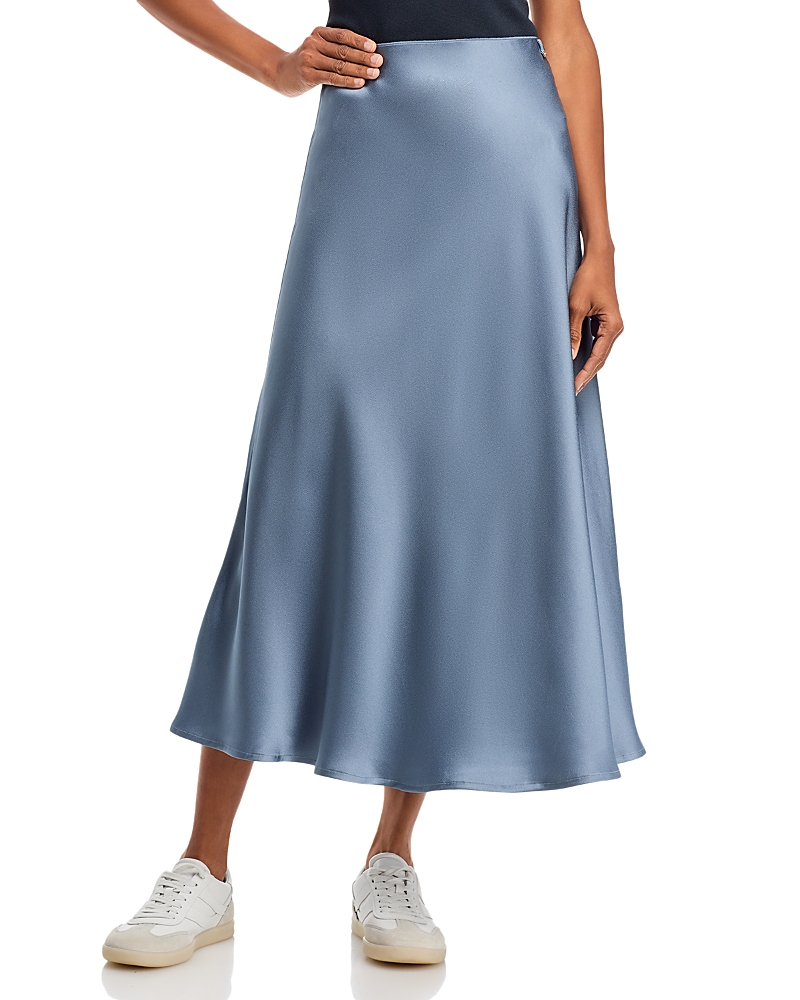 HERNO SATIN MIDI SKIRT