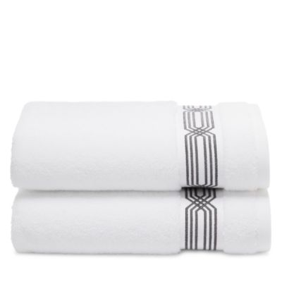 Tivoli Embroidered Hand Towels, Set of 2 - Exclusive 