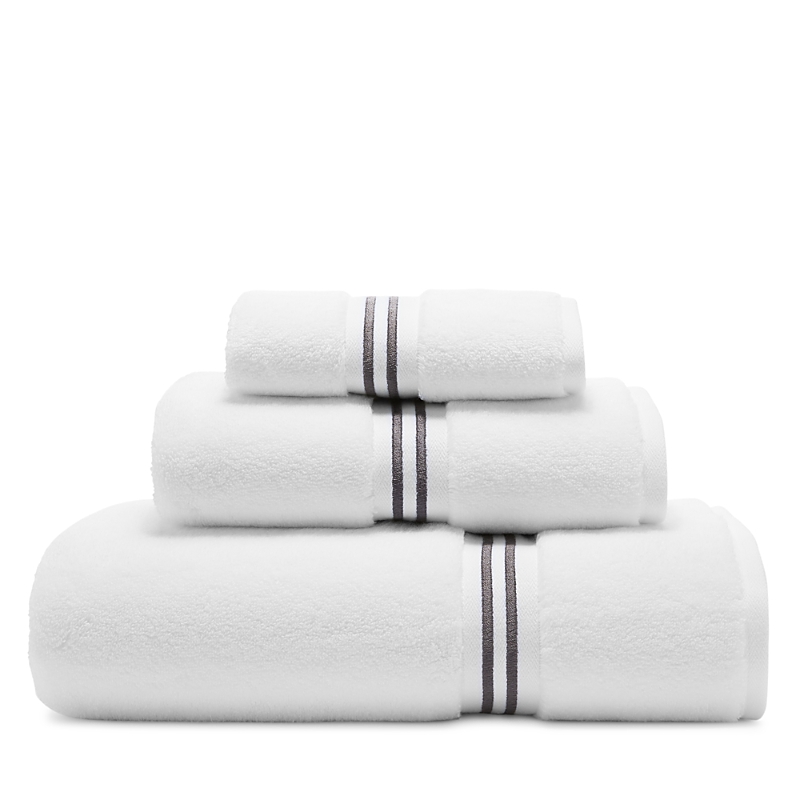 Hudson Park Collection Turkish Border Bath Sheet In White
