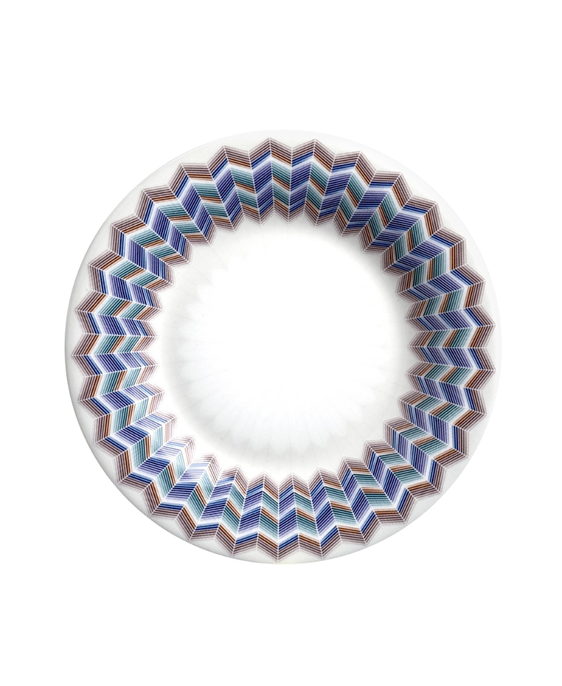 MISSONI ZIG ZAG JARRIS BREAD AND BUTTER PLATES, SET OF 6