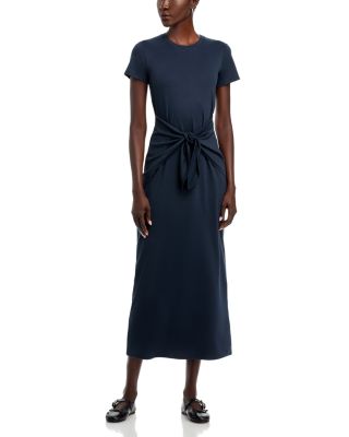 Theory - Dakui Tie Waist Midi Dress