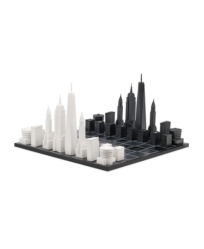 Skyline Chess Acrylic New York Edition Chess Set with Wood Map Board - Ages 14+ | Bloomingdale's