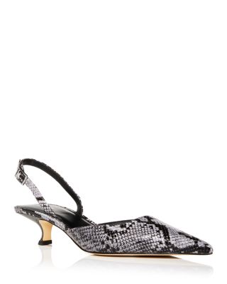 Michael Kors - Women's Luna Slingback Kitten Heel Pumps