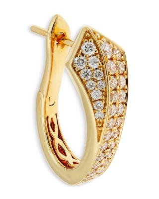 18K Yellow Gold Via Fiori Chiari Diamond Earrings, 0.82 tcw - Exclusive, Italy Campaign