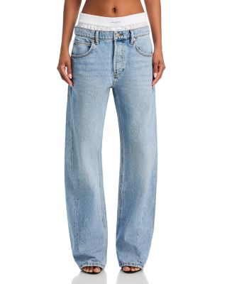 alexanderwang.t Boxer Waist High Rise Balloon Jeans in