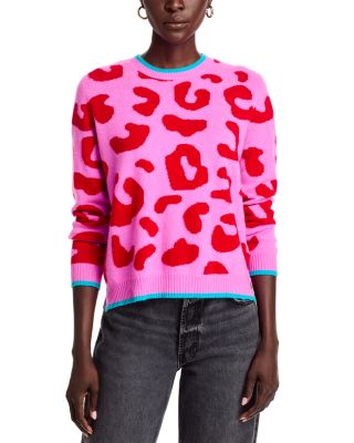 Jumper 1234 - Cashmere Tipped Leopard Sweater