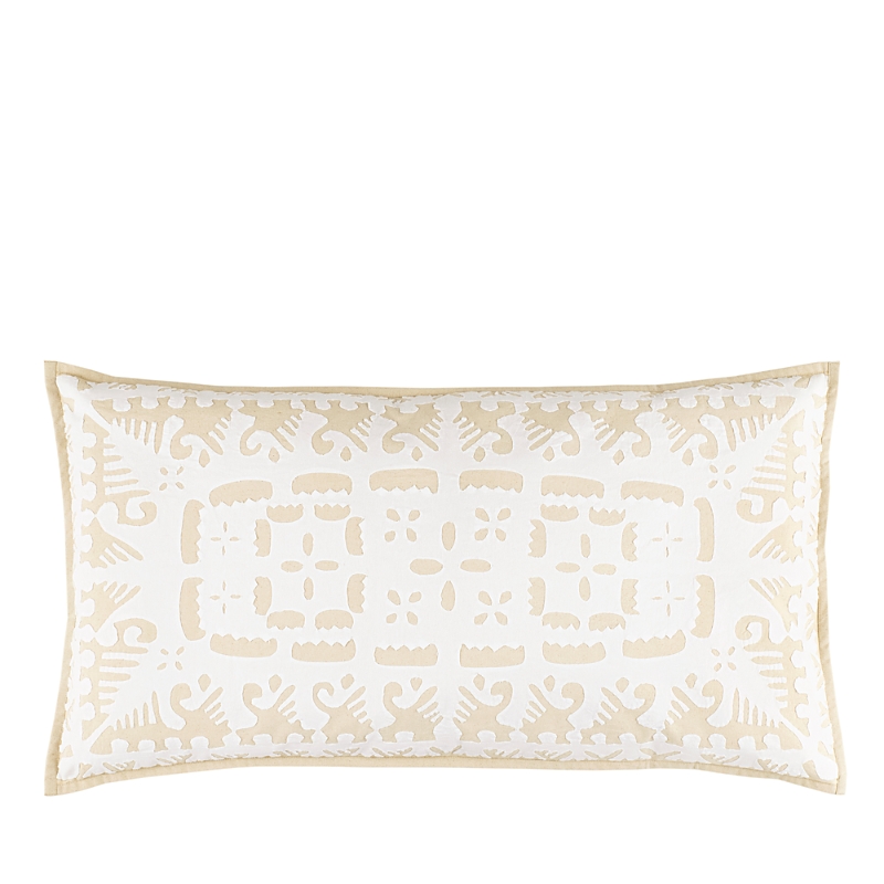 Annie Selke Knight Wood Cutwork King Sham In Natural