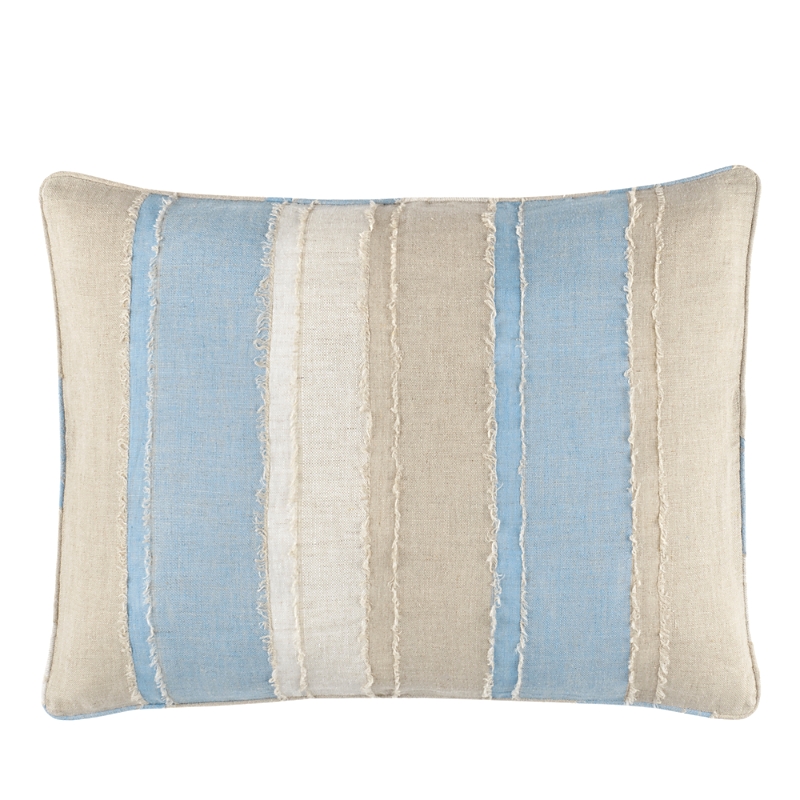 Annie Selke Moon Hills Linen Standard Sham In Lapis