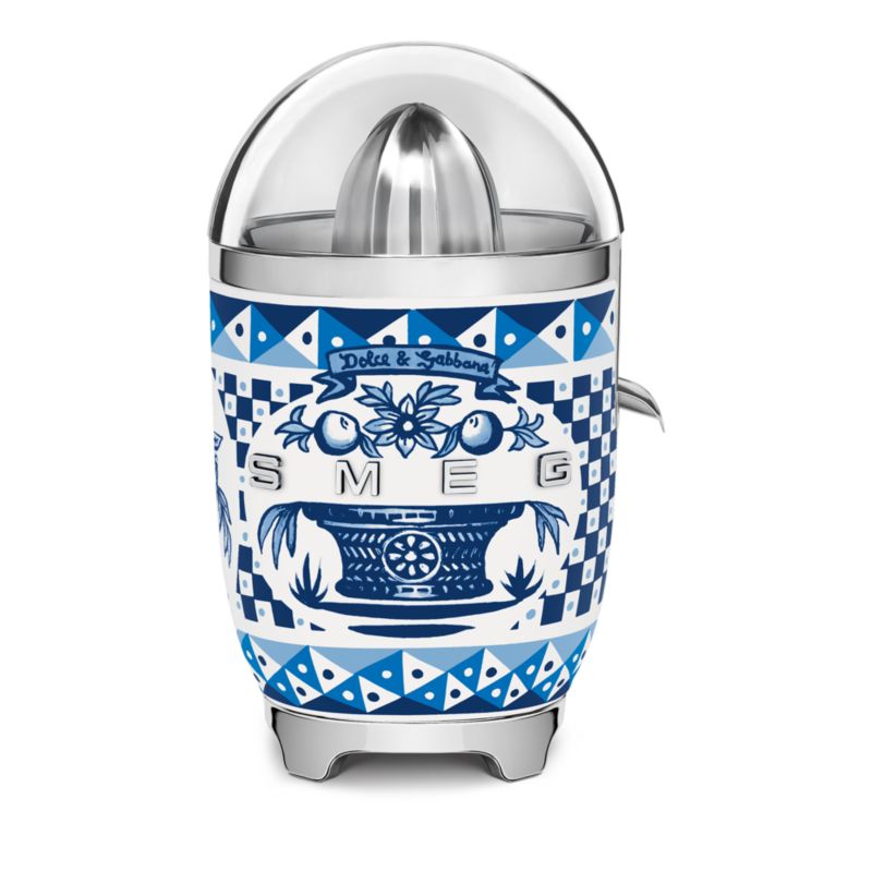 Smeg Dolce & Gabbana 50's Retro Style Aesthetic Blu Mediterraneo Citrus Juicer