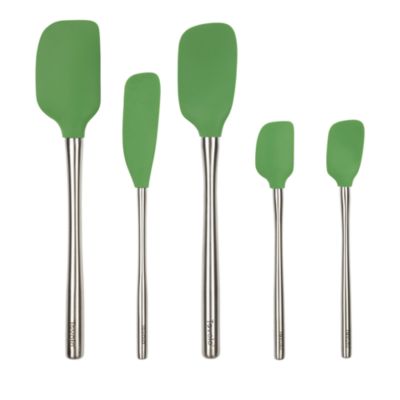 Flex-Core Silicone and Stainless Steel 5-Piece Spatula Set