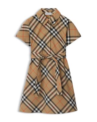 Burberry - Girls' Giulietta Check Shirt Dress - Little Kid, Big Kid