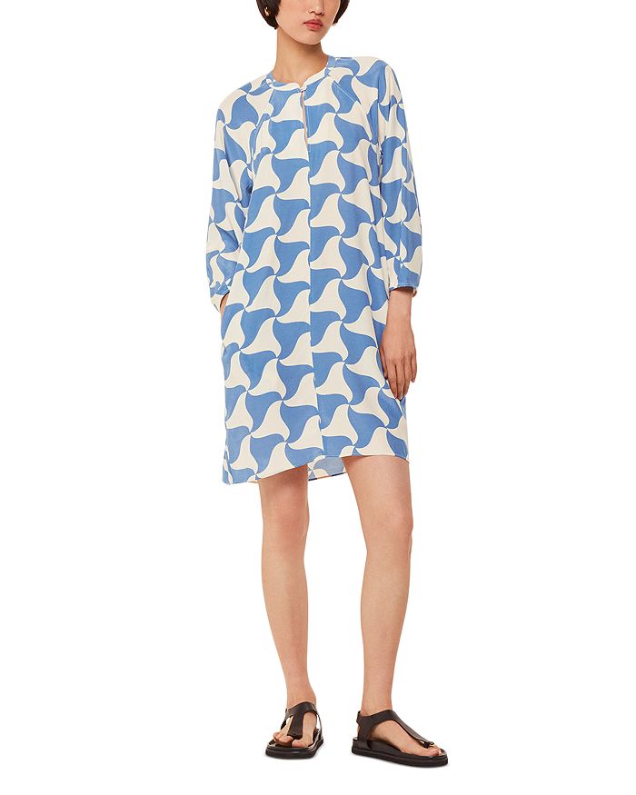 Whistles Spun Triangle Dress Bloomingdale s