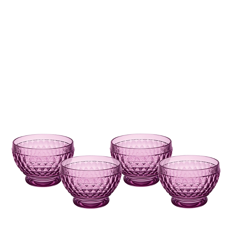 Villeroy & Boch Set Of 4 Boston Berry Individual Bowls In Purple