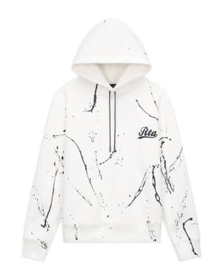 RTA - Dion Cotton Paint Splatter Print Regular Fit Hoodie