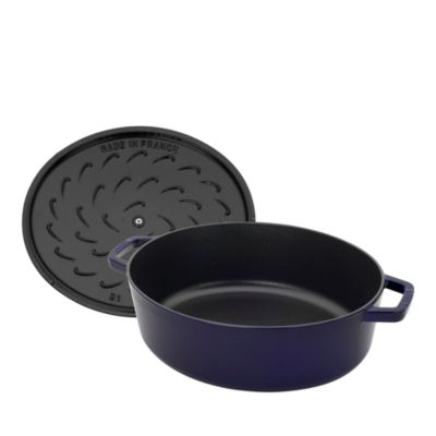 Cast Iron 6.25 Qt. Wide Oval Dutch Oven