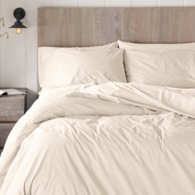 Refined Percale Duvet Cover, Twin