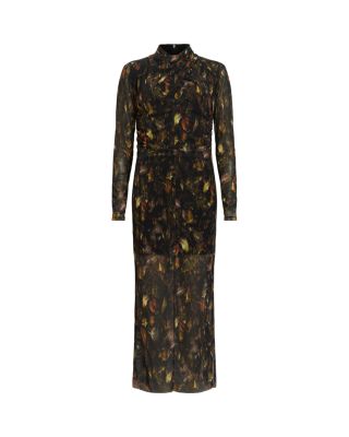 Tia Long Sleeve Mesh Dress