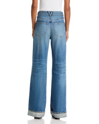 Taylor High Rise Wide Leg Jeans in Rebel Stone