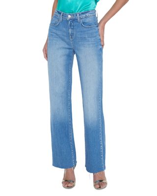 L'AGENCE - Tiana High Rise Wide Leg Jeans in Seneca