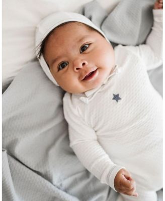  Unisex Embroidered Heart and Star Collection Footie - Baby