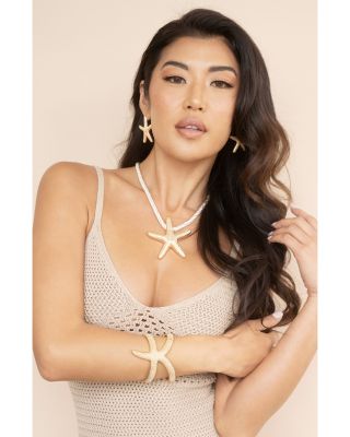 Statement Starfish Large Stud Earrings