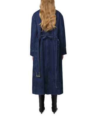 Tate Denim Trench Coat