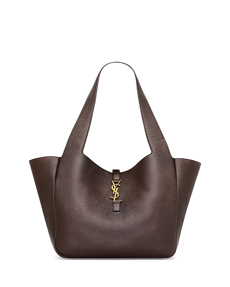 Saint Laurent Le 5 A 7 Bea Shoulder Tote Bag in Grained Leather · OS