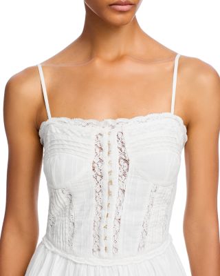 Nerida Lace Tiered Mini Dress