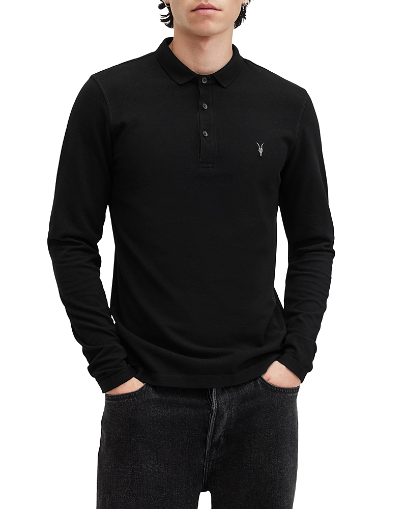 Allsaints Reform Cotton Slim Fit Polo Shirt