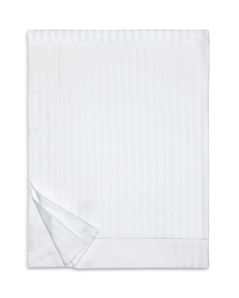 Pratesi Raso Rigato Duvet Cover, King In White