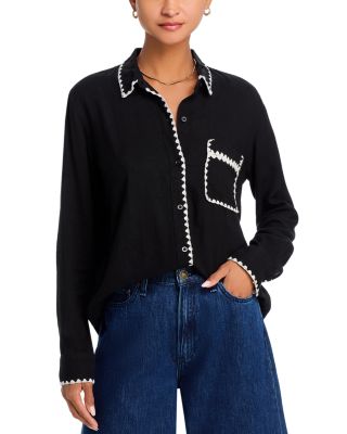 Rails Charli Blanket Stitch Shirt