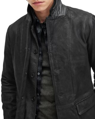 【新品】ALLSAINTS SURVEY LEATHER BLAZER ALLSAINTS Survey Regular Fit Leather Blazer | Bloomingdale's