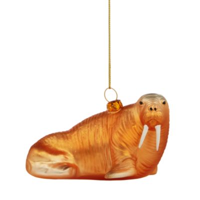 Bloomingdale's Glass Walrus Ornament - Exclusive