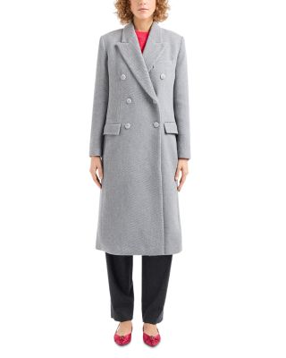 Emporio Armani - Wool Melange Double Breasted Coat