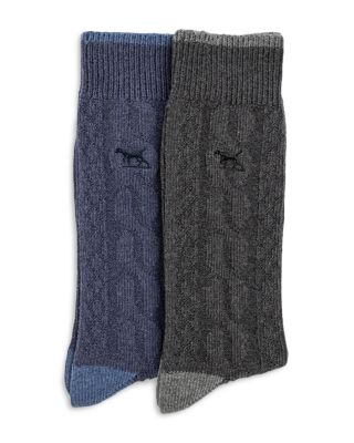 Dunedin Cable Knit Socks, Pack of 2