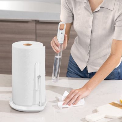 Kitchen Paper Towel Holder with Spray Pump