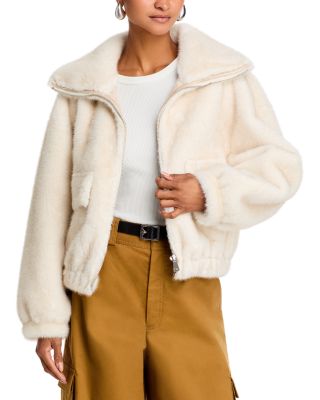 Essentiel Antwerp Faux Fur Jacket