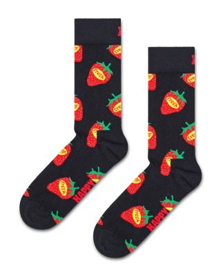 Happy Socks - Strawberry Fresh Crew Socks